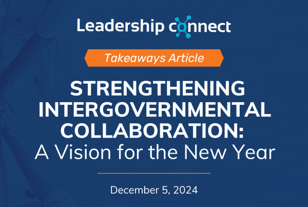 Intergovernmental collaboration