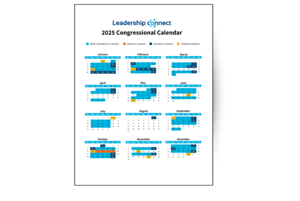 Congressional Calendar | Leadership Connect