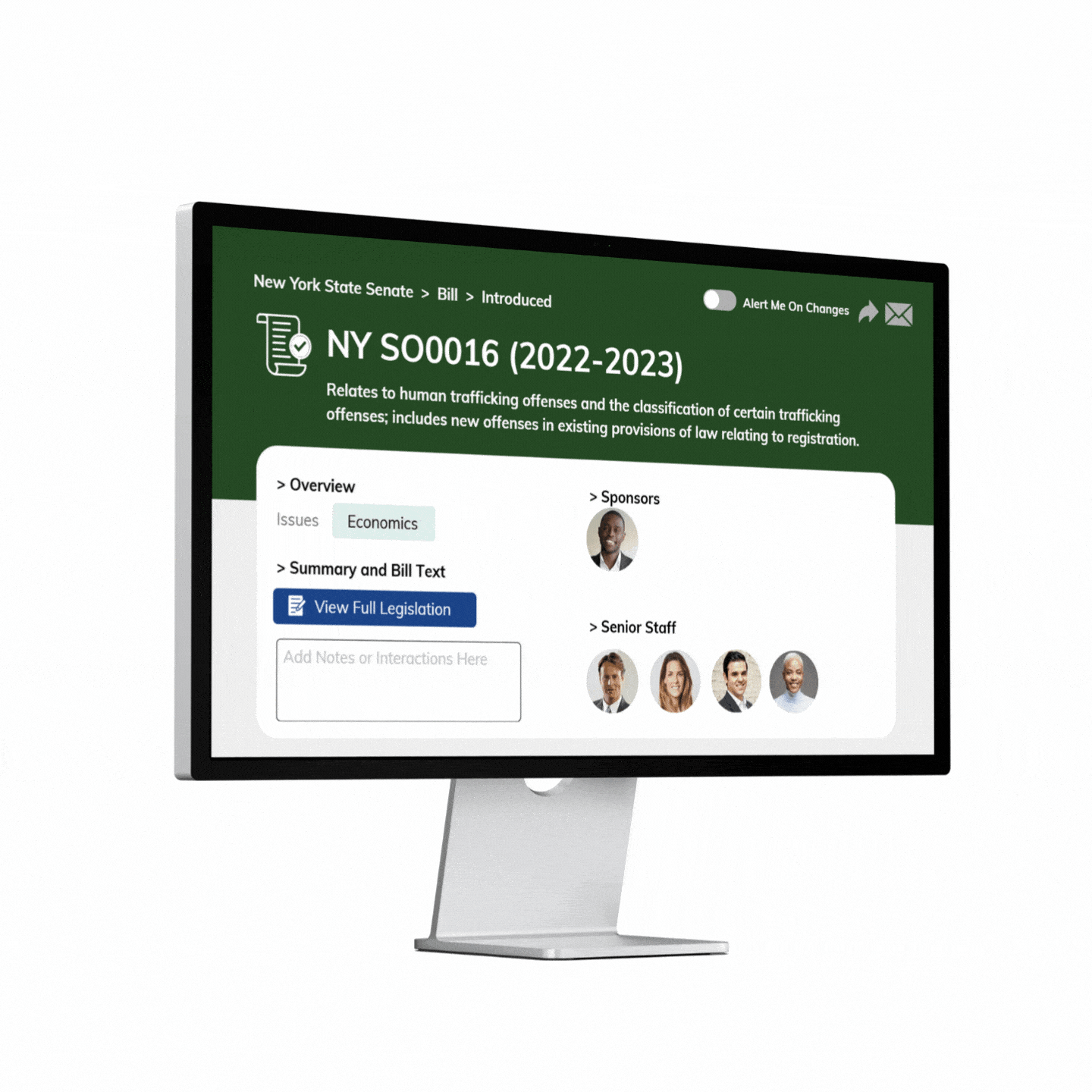 Built-in Connections | State Legislation | Leadership Connect