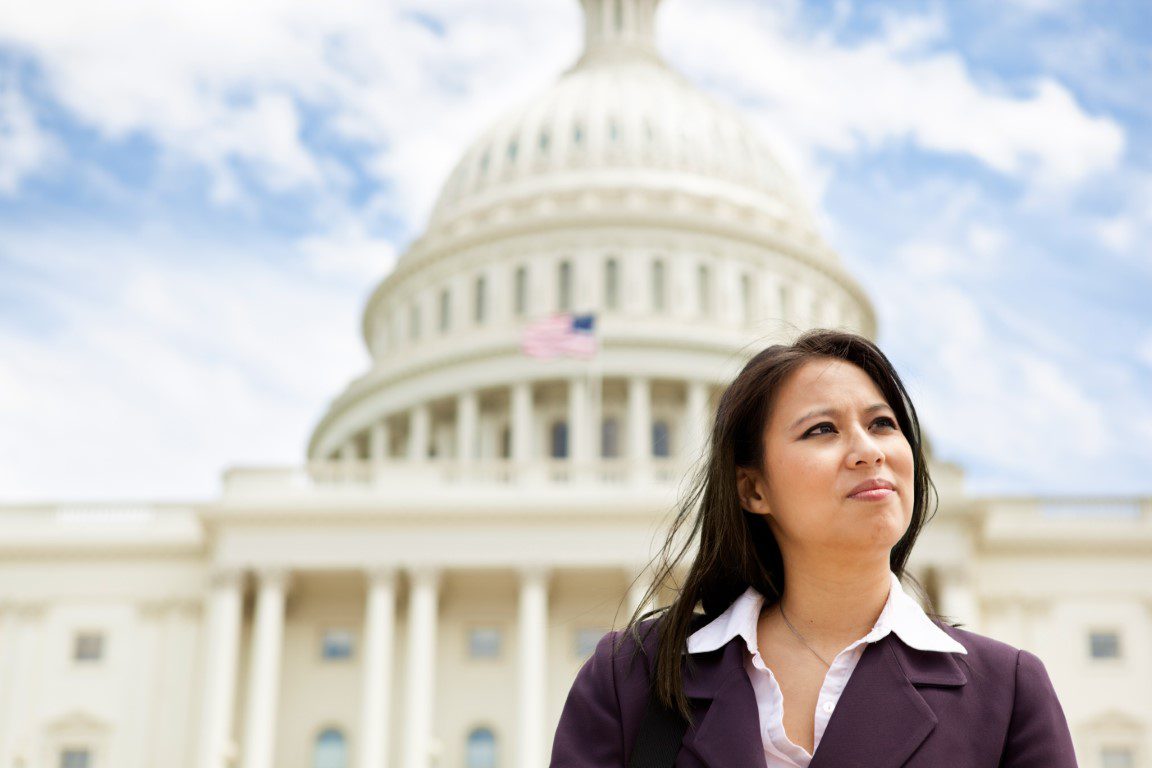 woman on capitol hill