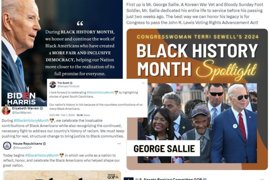 Black History month collage